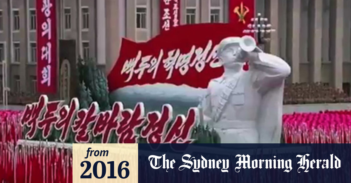 Video Another impressive North Korean parade